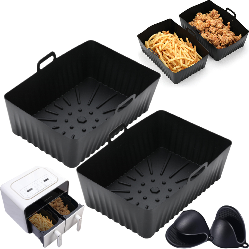 Kitchen Baking Zone - Forros de silicone para fritadeira a
