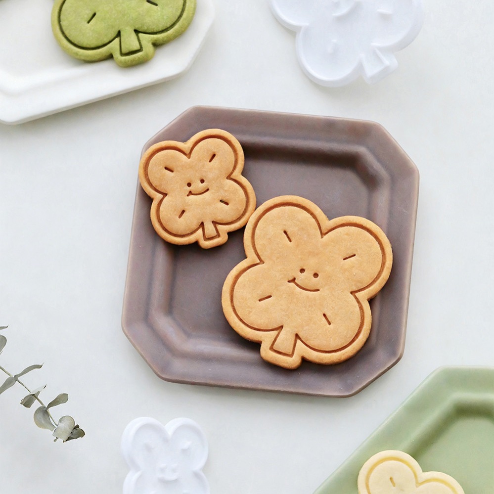 Kitchen Baking Cookies - Cortadores de Biscoito Trevo de Quatro