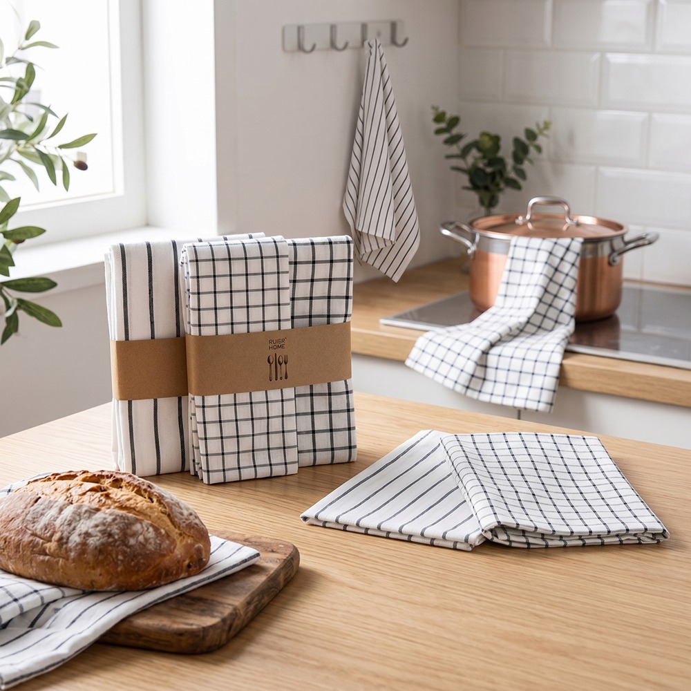 Kitchen Baking Table - Conjunto de 4 Panos de Prato