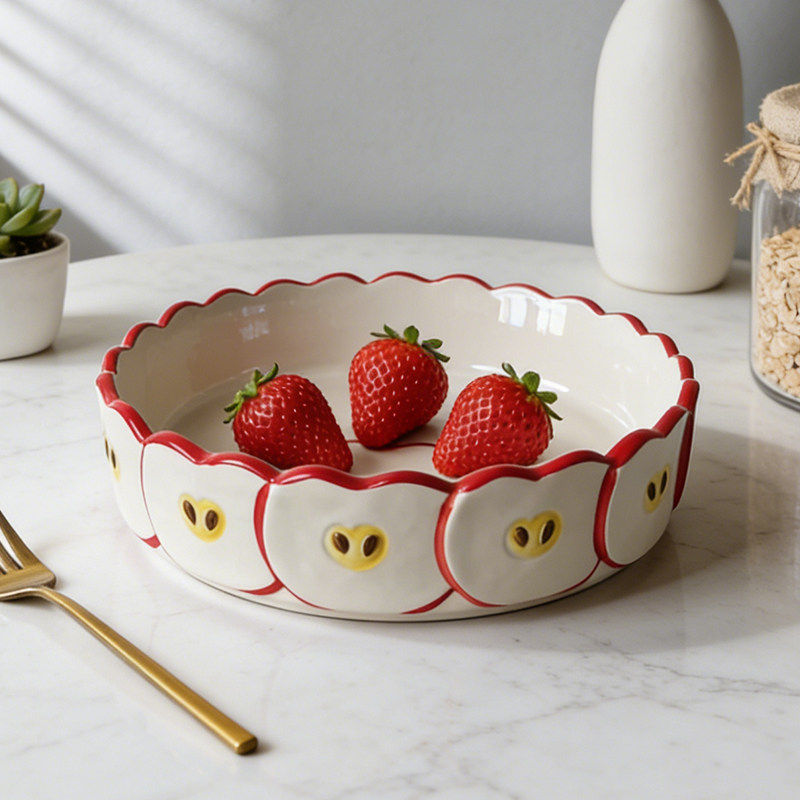 Kitchen Baking Table - Prato de cerâmica em formato de