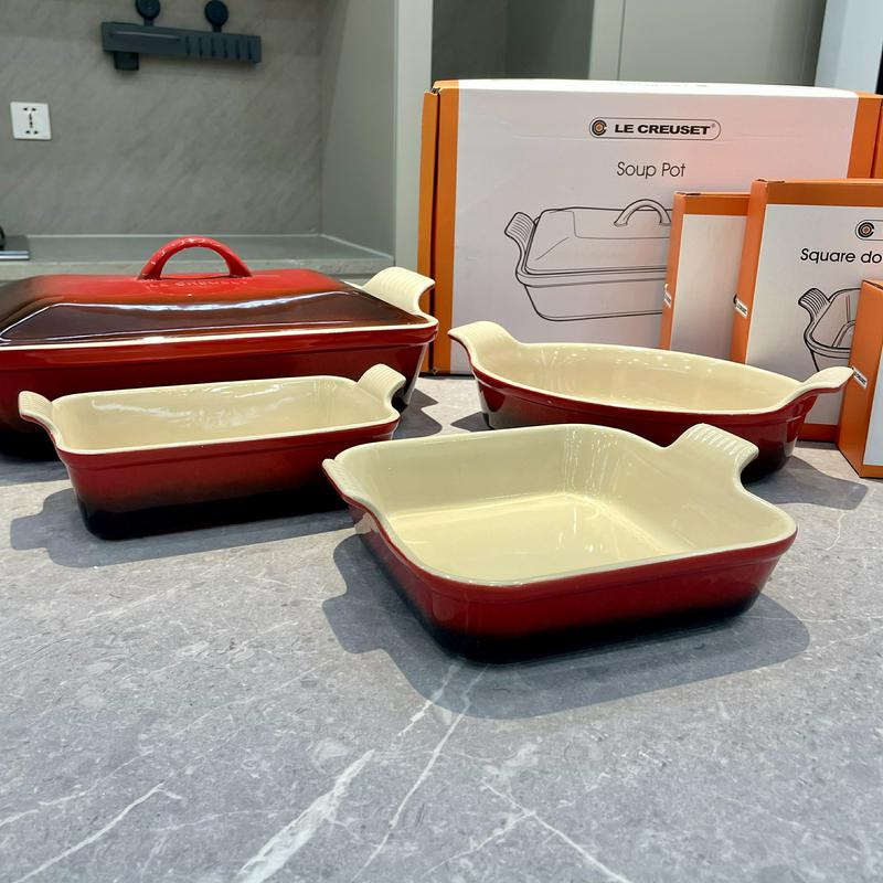 Kitchen Baking Table - Assadeira Retangular Le Creuset de Cerâmica