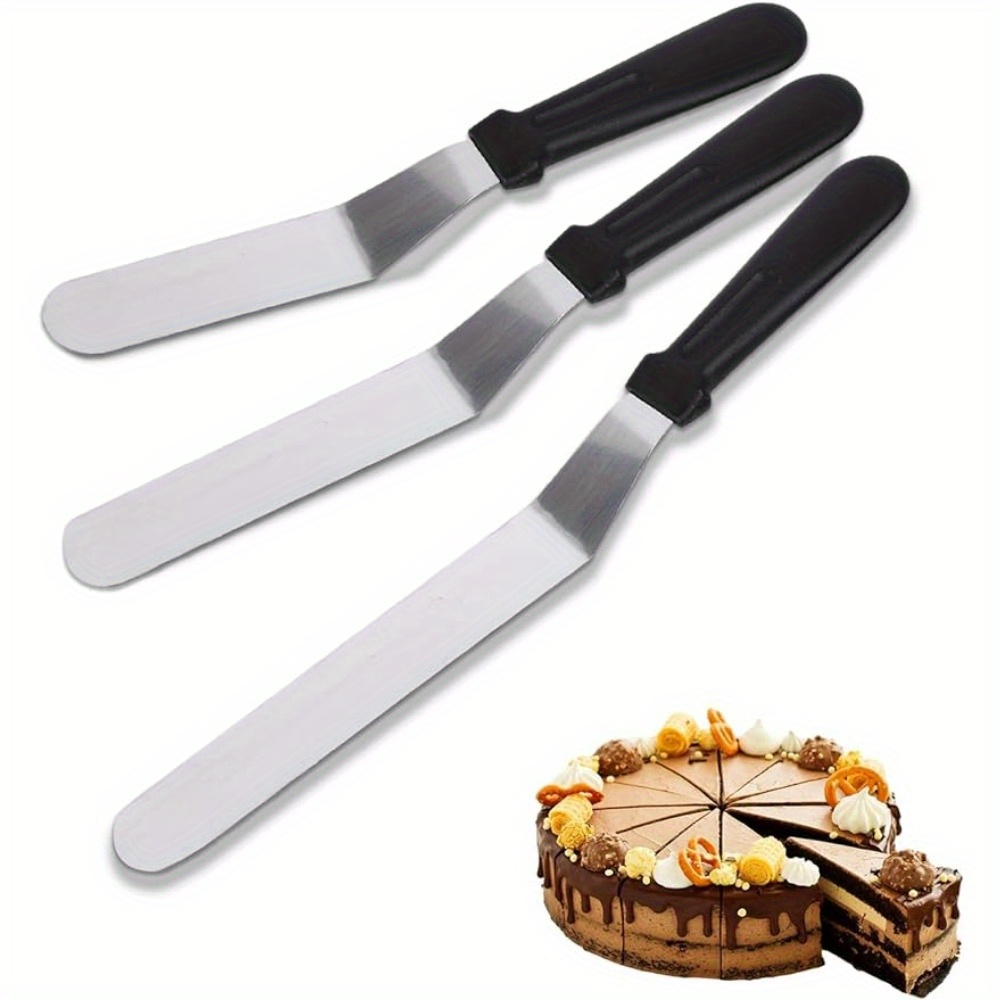 Offset Spatula Set - Espátula de gelo angular paleta de