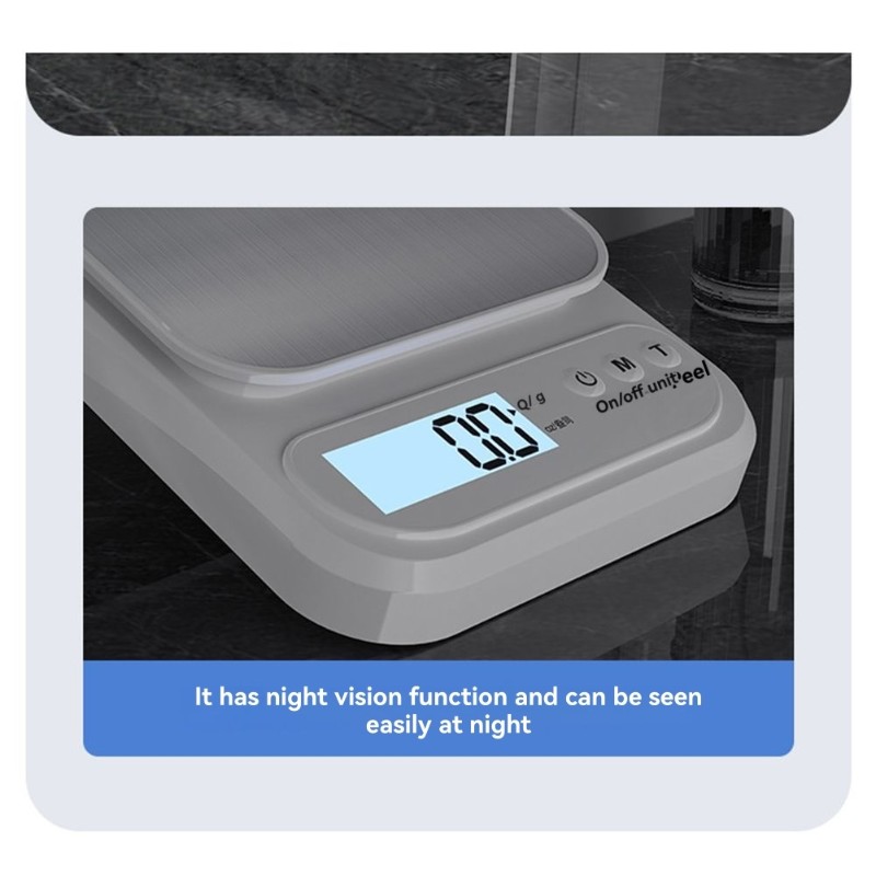 Kitchen Baking Scale - 【ESSENTIALS】Balança Digital para Cozinha e Culinária