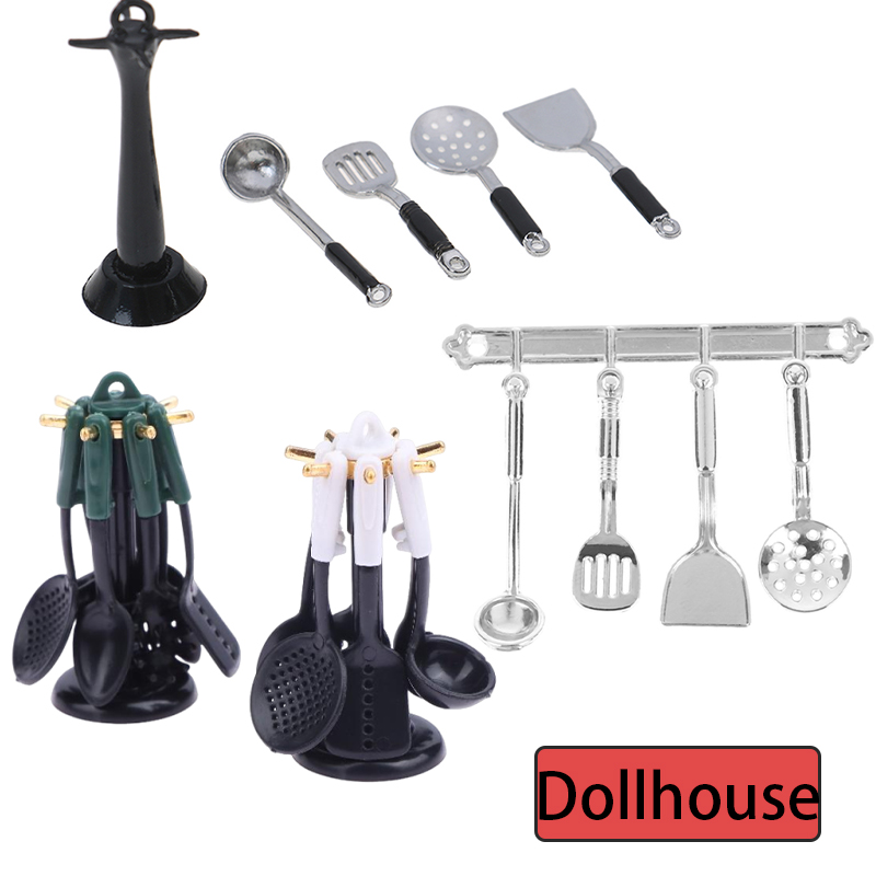 Kitchen Utensils - Casa de bonecas em miniatura acessórios
