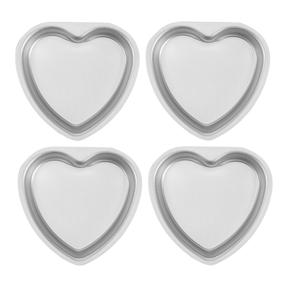Muffin Tin Nonstick - 4 Formas de Bolo em Forma