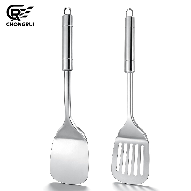 Offset Spatula Set - Espátula de Aço Inoxidável com Cabo