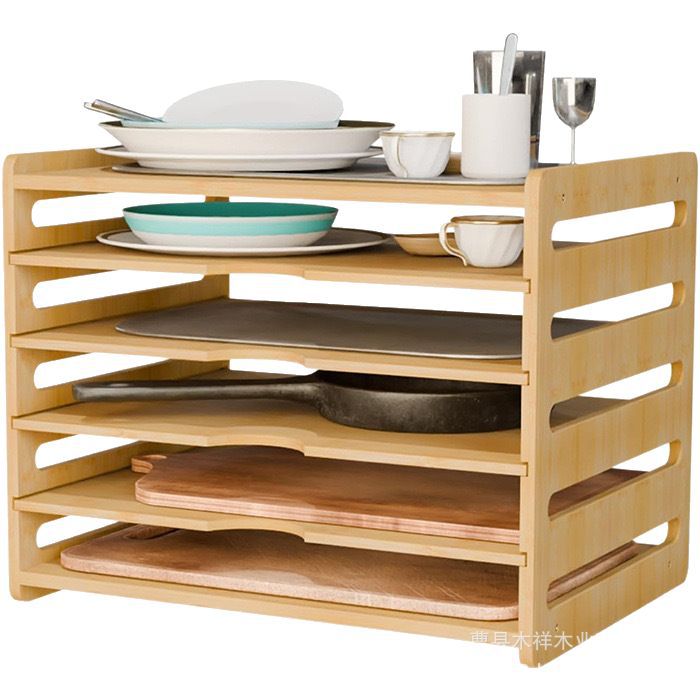 Kitchen Cabinet Baking Sheet Organizer - Armário de armazenamento de cozinha em