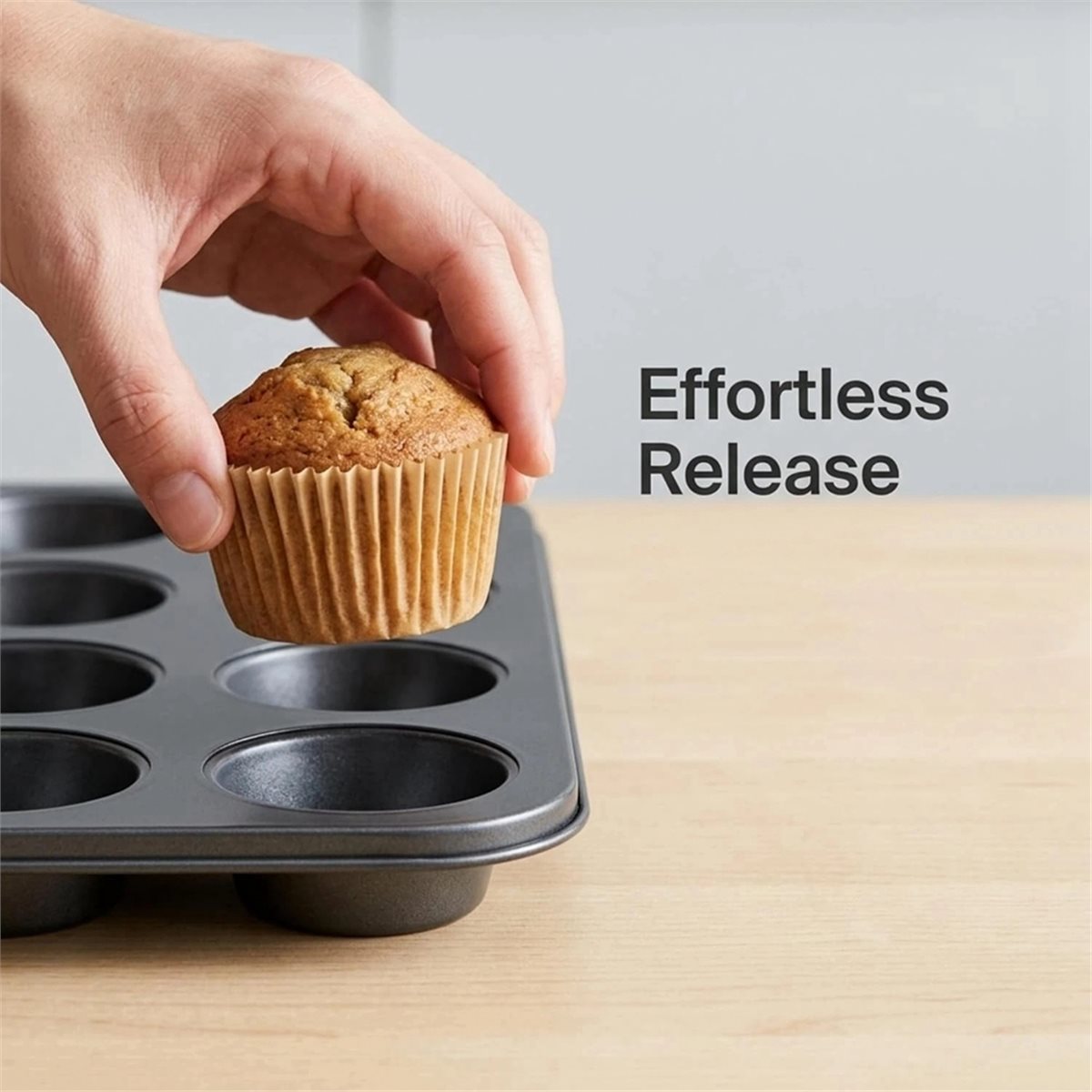 Muffin Tin Nonstick - Forma de Muffin Mini com Forminhas