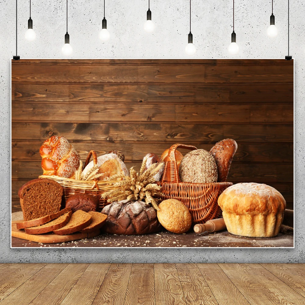 Kitchen Baking Background - Pranchas de madeira pano de fundo