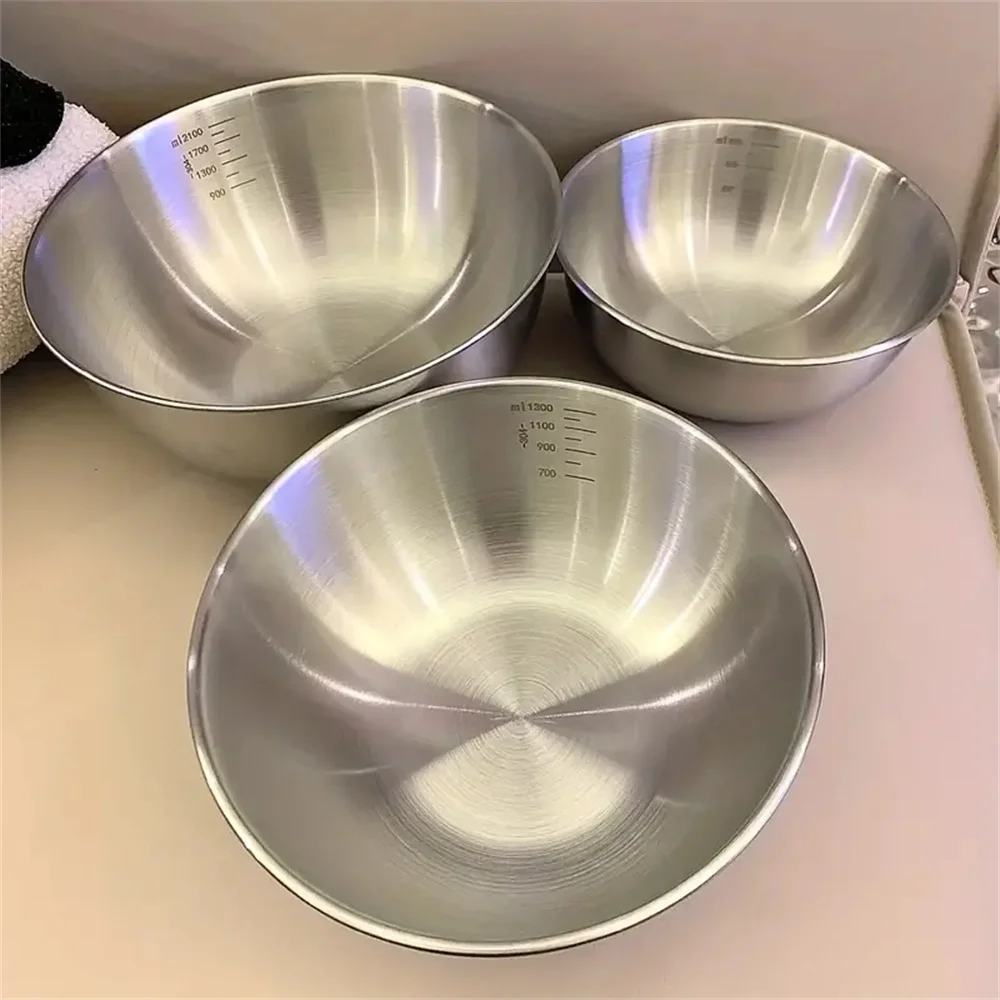 Kitchen Baking Scale - Conjunto de Tigelas de Aço Inoxidável
