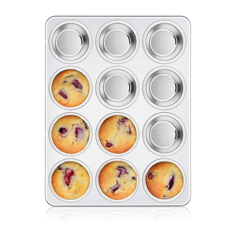Muffin Tin Nonstick - Forma para Muffins ABAE, Assadeira de