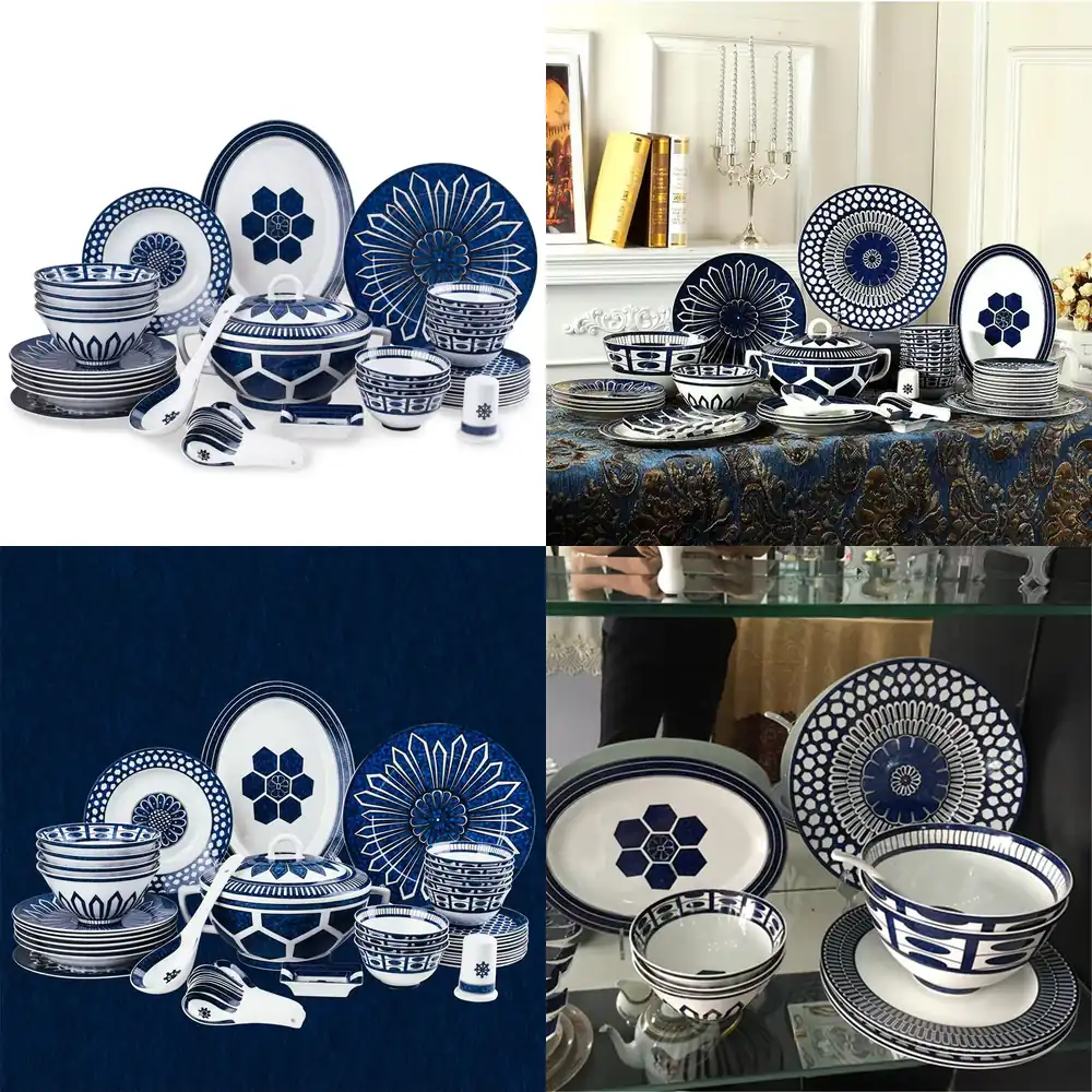 Kitchen Utensils - Conjunto de Louça de Porcelana de