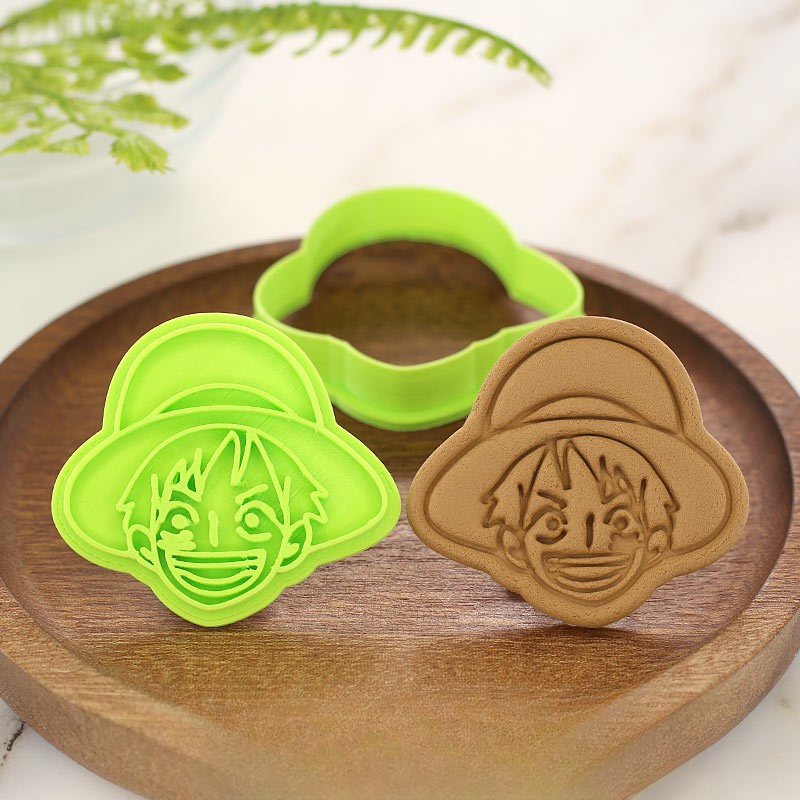 Kitchen Baking Cookies - Molde de Cozinha One Piece: Luffy,