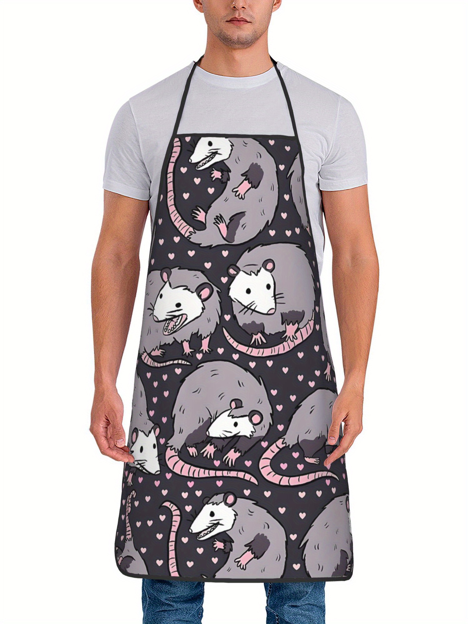 Avental com estampa de opossum - Kitchen Baking Background avaliação e preço