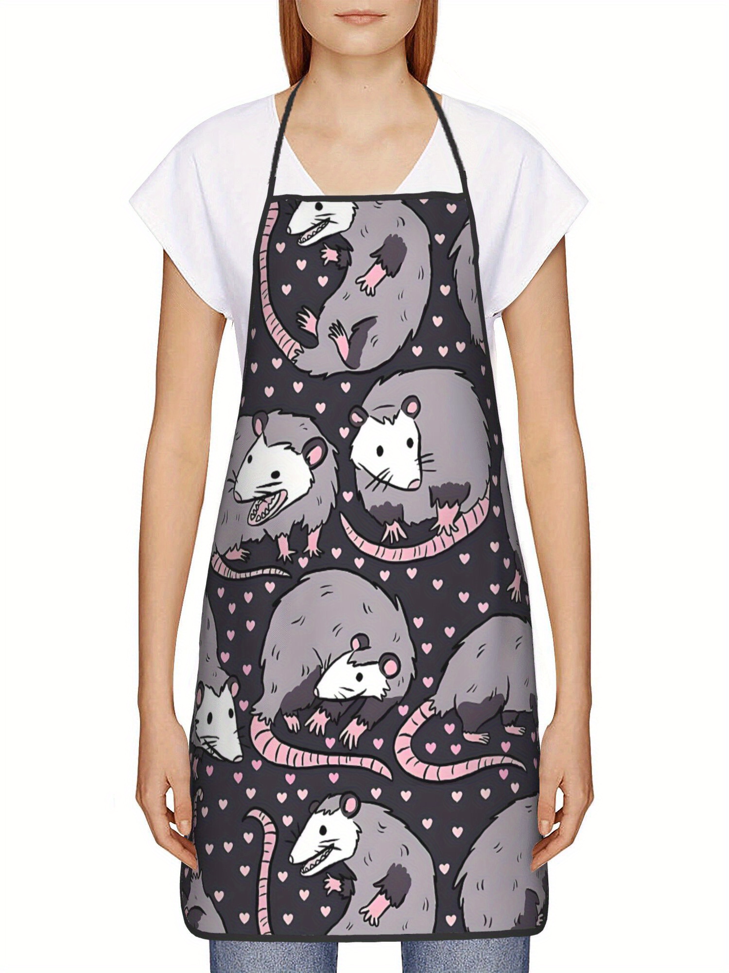 Avental com estampa de opossum - Kitchen Baking Background avaliação e preço