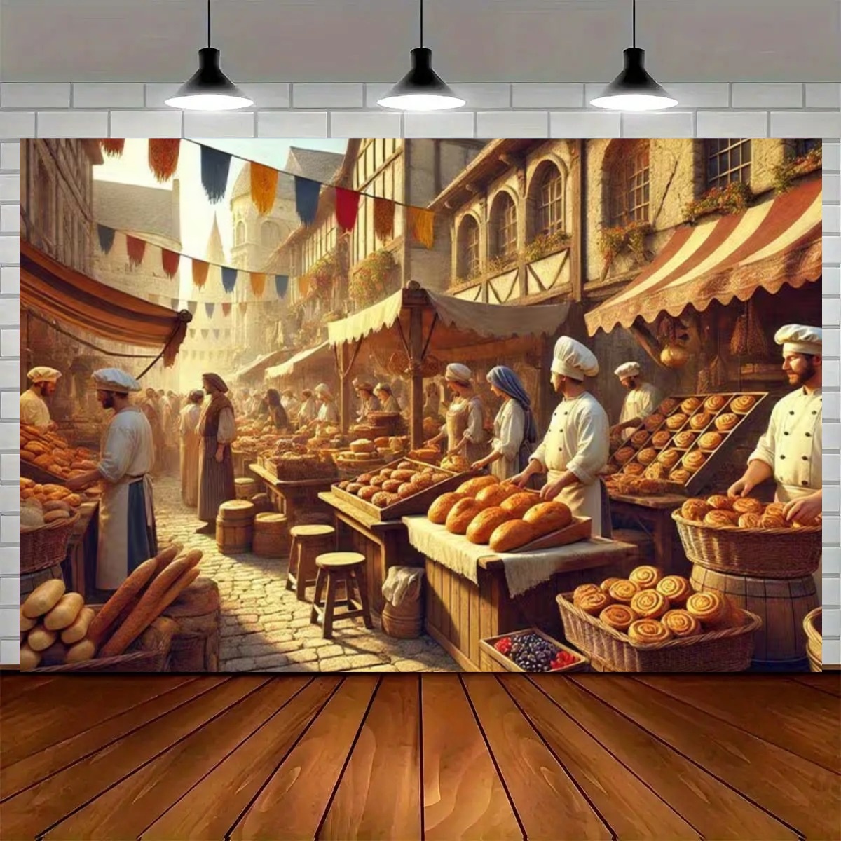 Cenário de Cozinha de Rua para - Kitchen Baking Background avaliação e preço