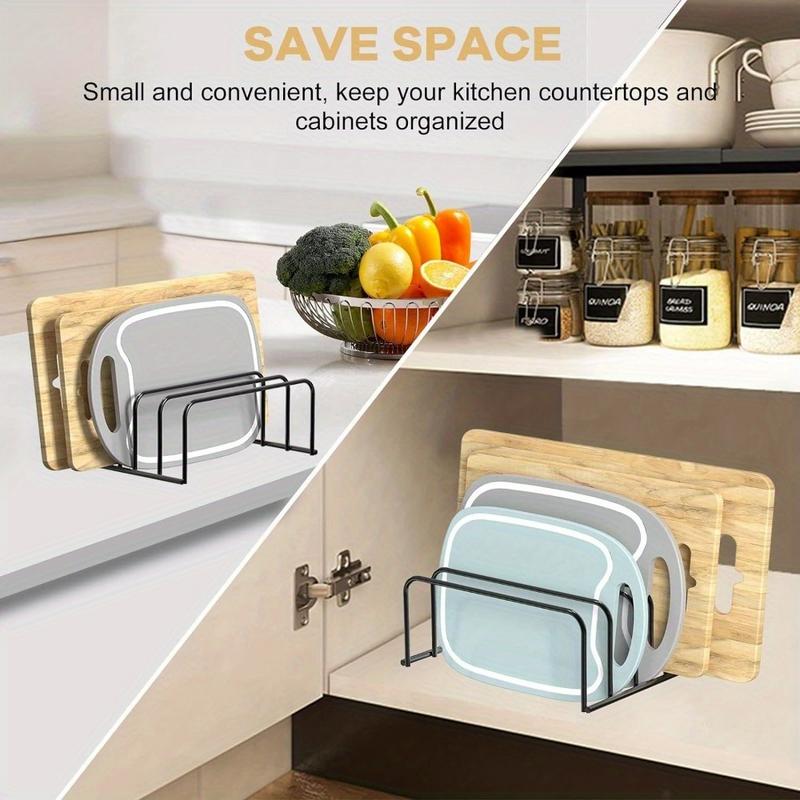 1 Peça Organizador de Tábuas d - Kitchen Cabinet Baking Sheet Organizer avaliação e preço