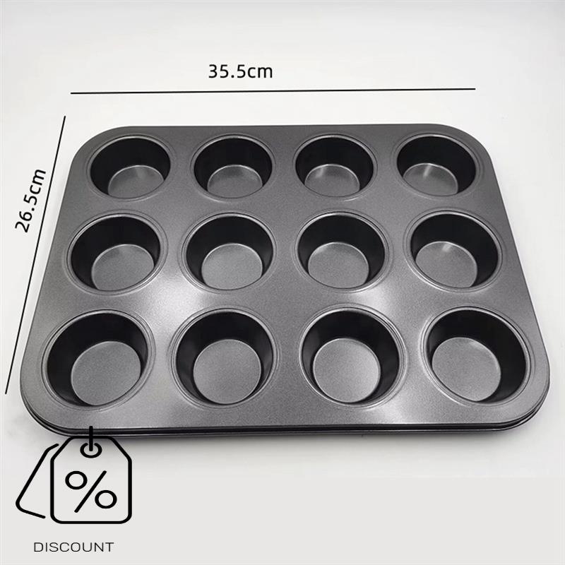 ABJO-3 pacote antiaderente muf - Muffin Tin Nonstick avaliação e preço