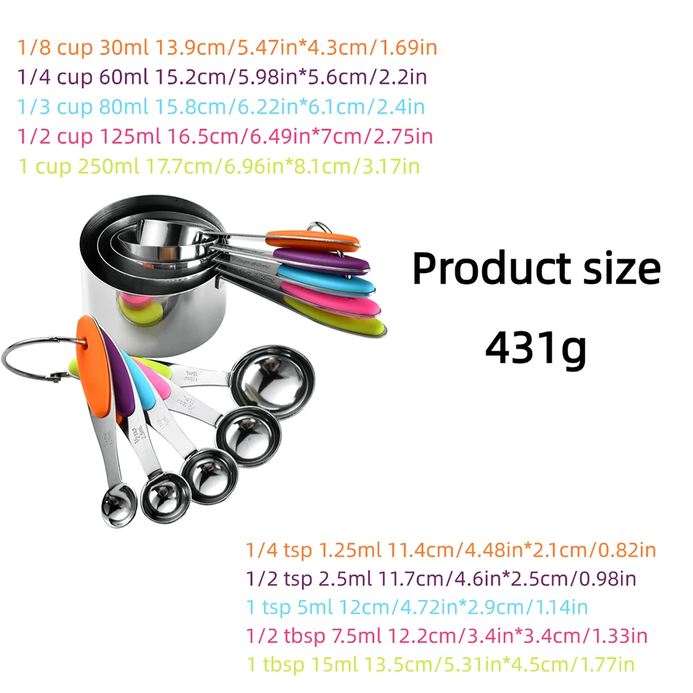 5/10 pçs copos de medição de a - Kitchen Baking Kit avaliação e preço