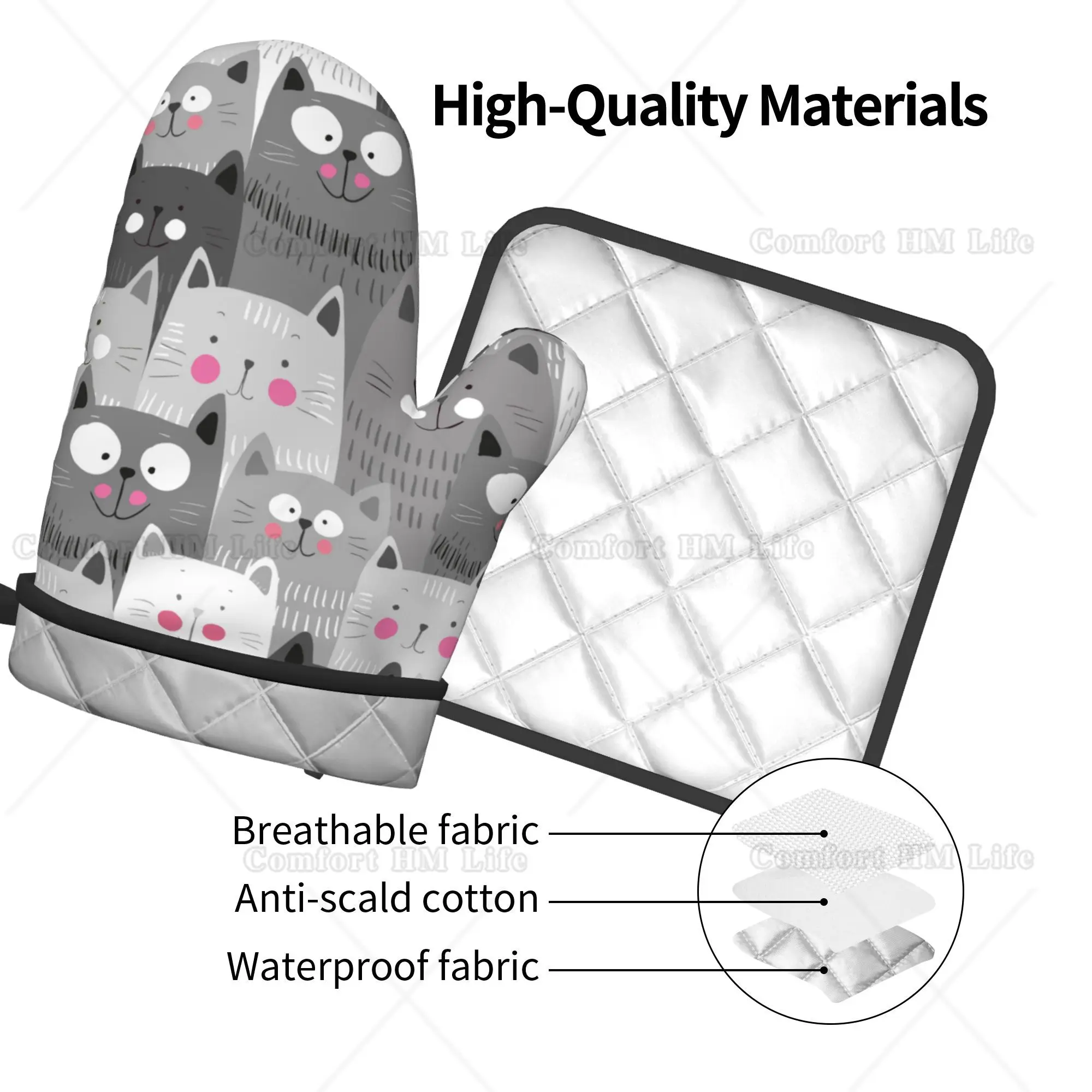Gatos fofos para forno e panel - Kitchen Baking Counter avaliação e preço