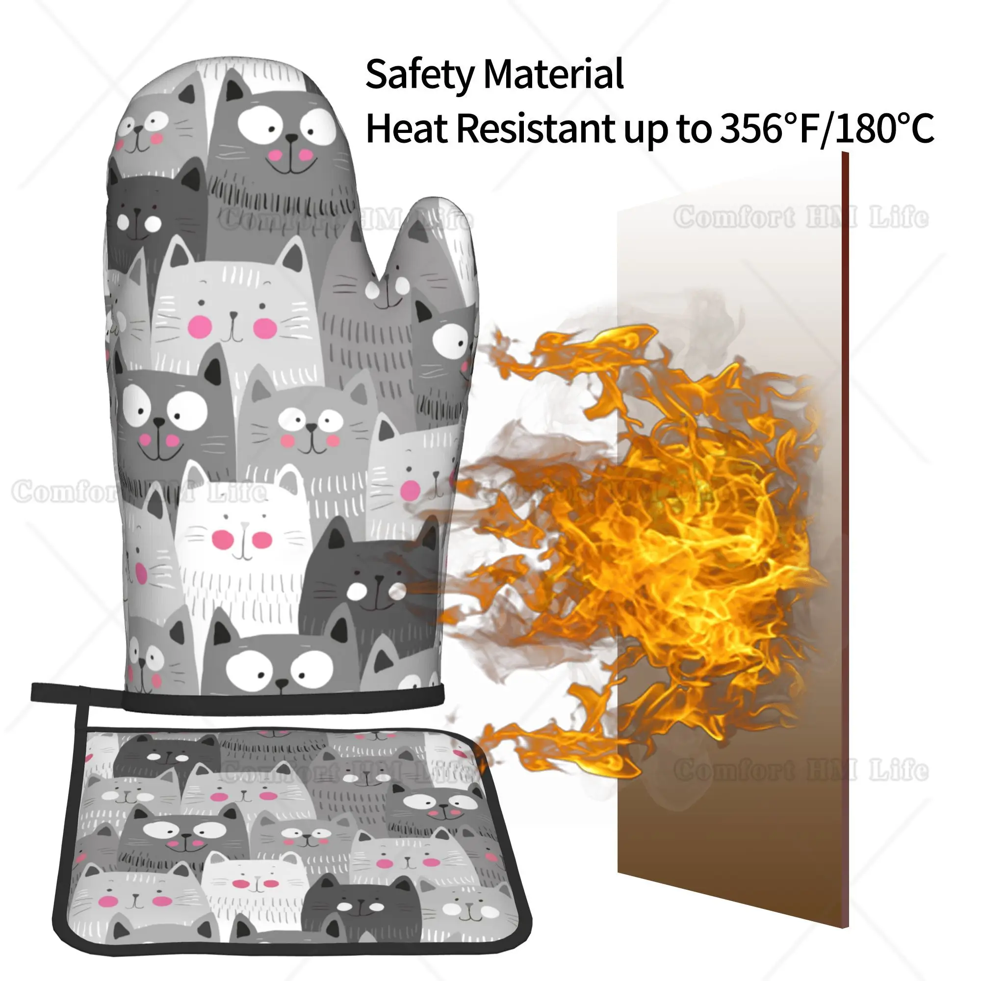 Gatos fofos para forno e panel - Kitchen Baking Counter avaliação e preço