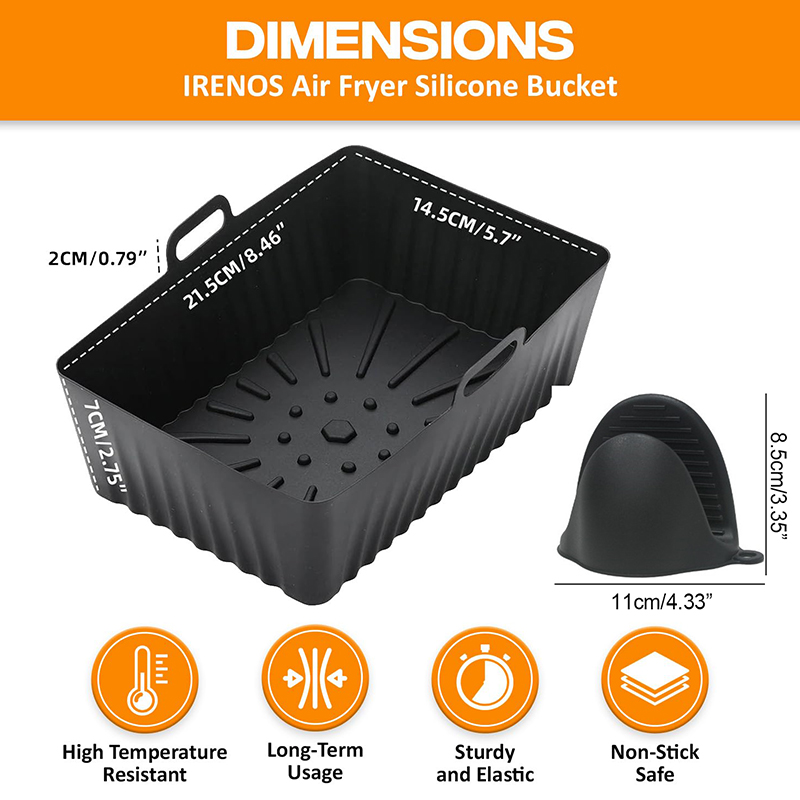 Forros de silicone para fritad - Kitchen Baking Zone avaliação e preço