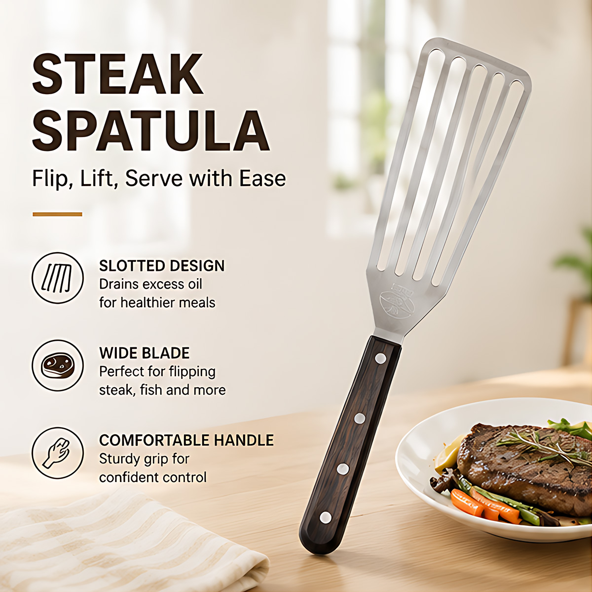Espátula para Peixe, Espátula  - Offset Spatula Set avaliação e preço