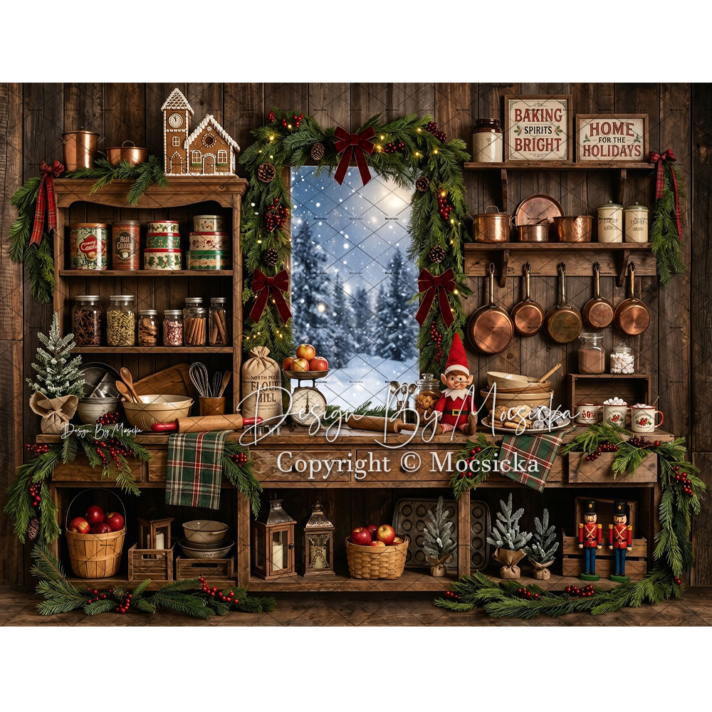 Fundo Fotográfico Rústico de N - Kitchen Baking Background avaliação e preço