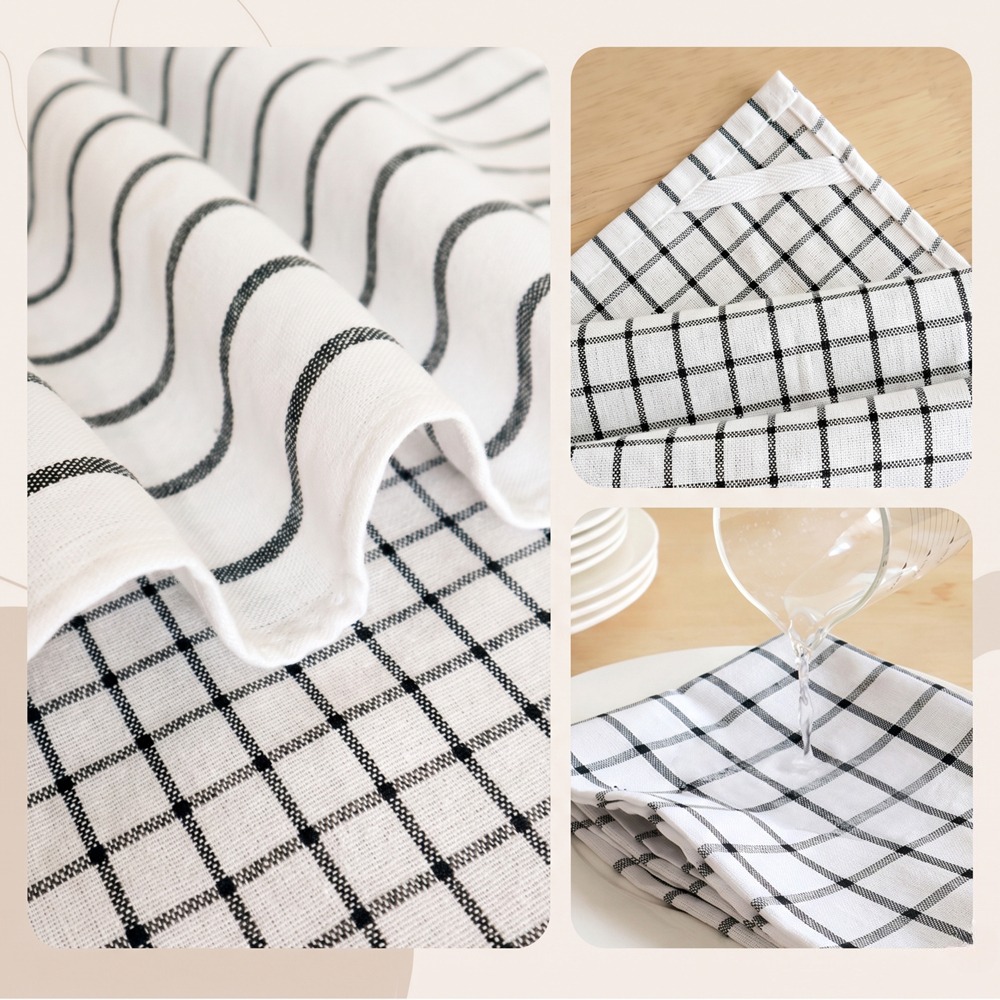 Conjunto de 4 Panos de Prato M - Kitchen Baking Table avaliação e preço