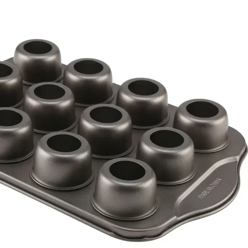 12 mini cozimento queijo bolo  - Muffin Tin Nonstick avaliação e preço