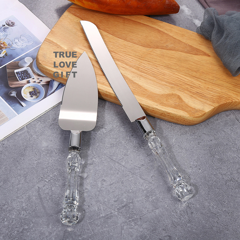 Aço inoxidável Cake Shovel Set - Offset Spatula Set avaliação e preço