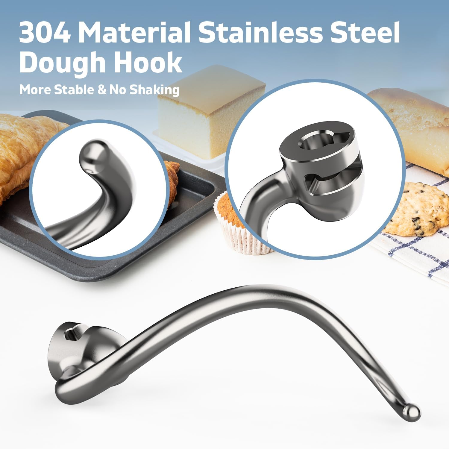 Gancho de massa de aço inoxidá - Kitchenaid Mixer Pro 600 avaliação e preço