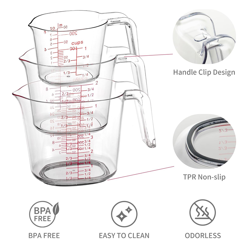 Conjunto de Copos Medidores Tr - Kitchen Baking Kit avaliação e preço