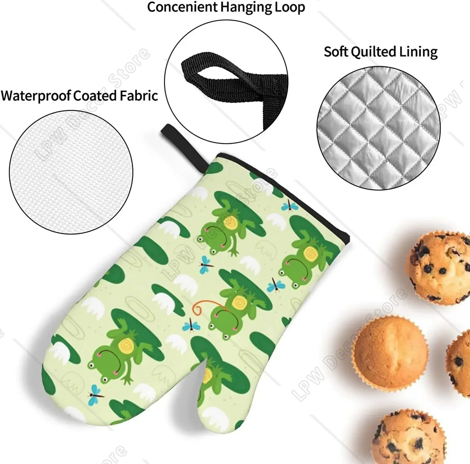 Luvas de Forno e Protetores de - Kitchen Baking Counter avaliação e preço