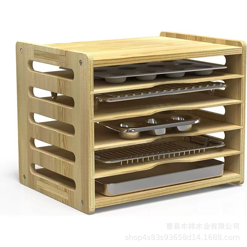 Armário de armazenamento de co - Kitchen Cabinet Baking Sheet Organizer avaliação e preço