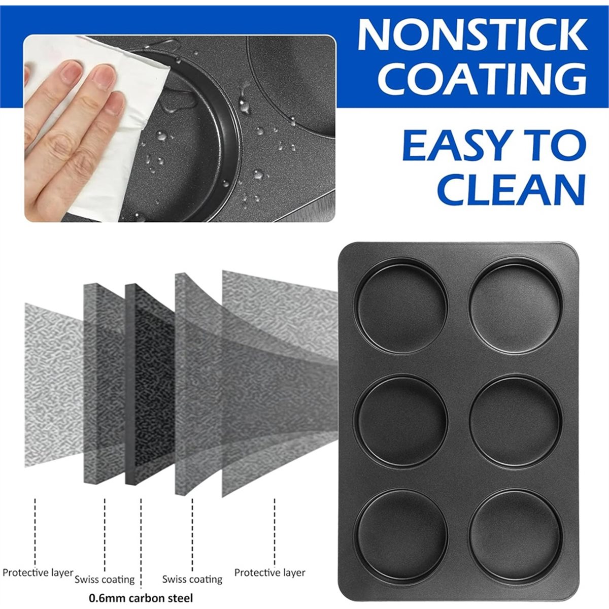 Forma Antiaderente A67T NOVA p - Muffin Tin Nonstick avaliação e preço
