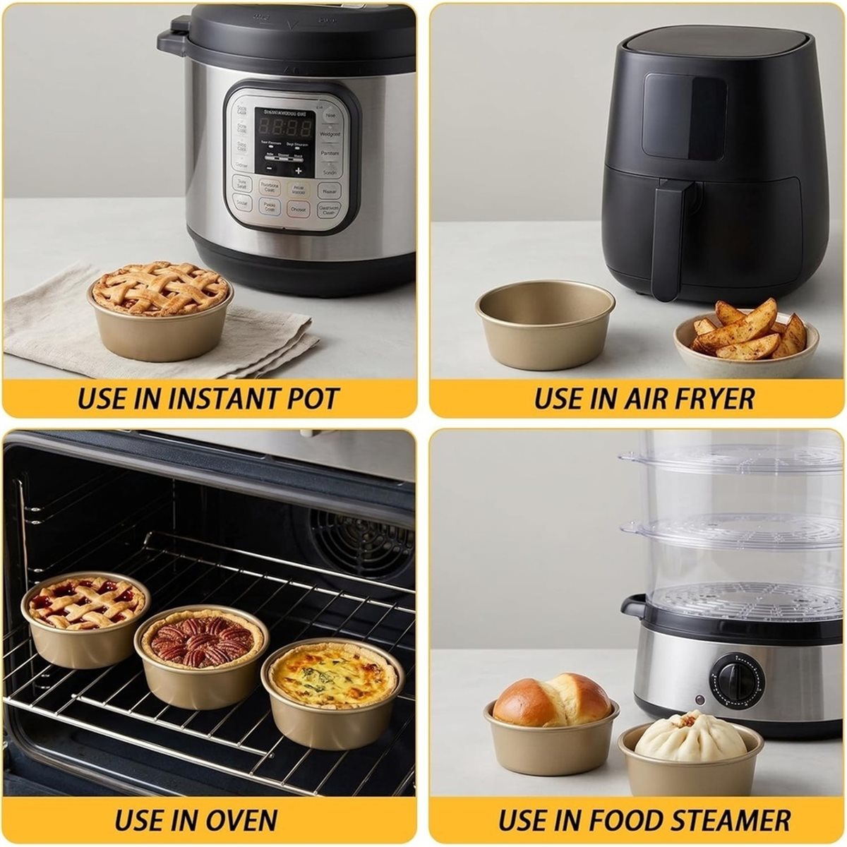 Conjunto com 8 Formas Mini par - Muffin Tin Nonstick avaliação e preço