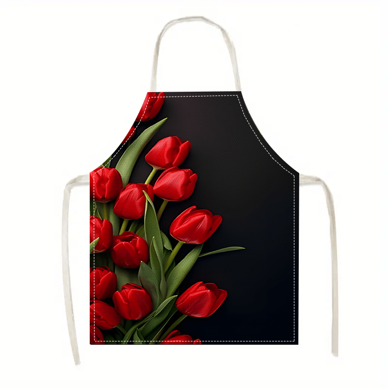 1pc Avental de linho com fundo - Kitchen Baking Background avaliação e preço