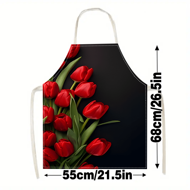 1pc Avental de linho com fundo - Kitchen Baking Background avaliação e preço