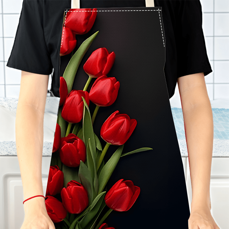 1pc Avental de linho com fundo - Kitchen Baking Background avaliação e preço