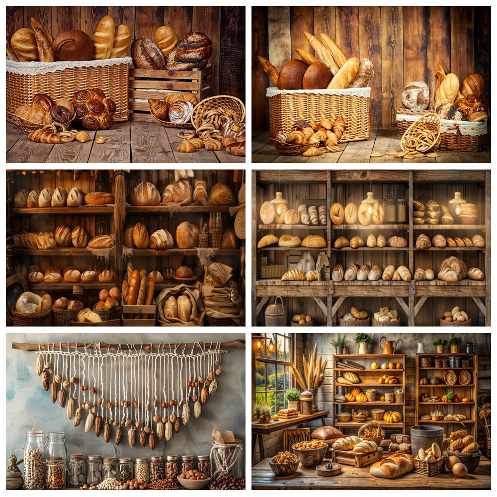 Cozinhar pão pano de fundo par - Kitchen Baking Background avaliação e preço