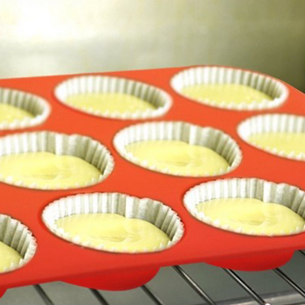 12 copos antiaderentes bakewar - Muffin Tin Nonstick avaliação e preço