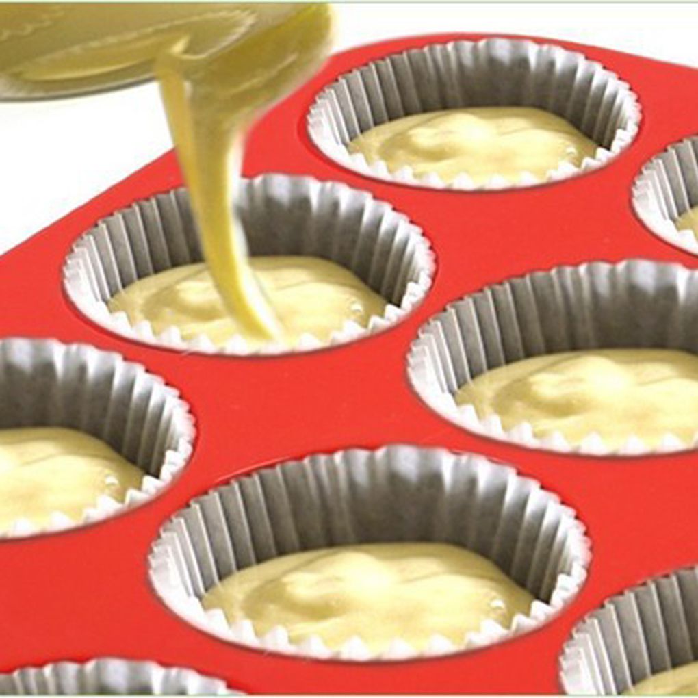 12 copos antiaderentes bakewar - Muffin Tin Nonstick avaliação e preço