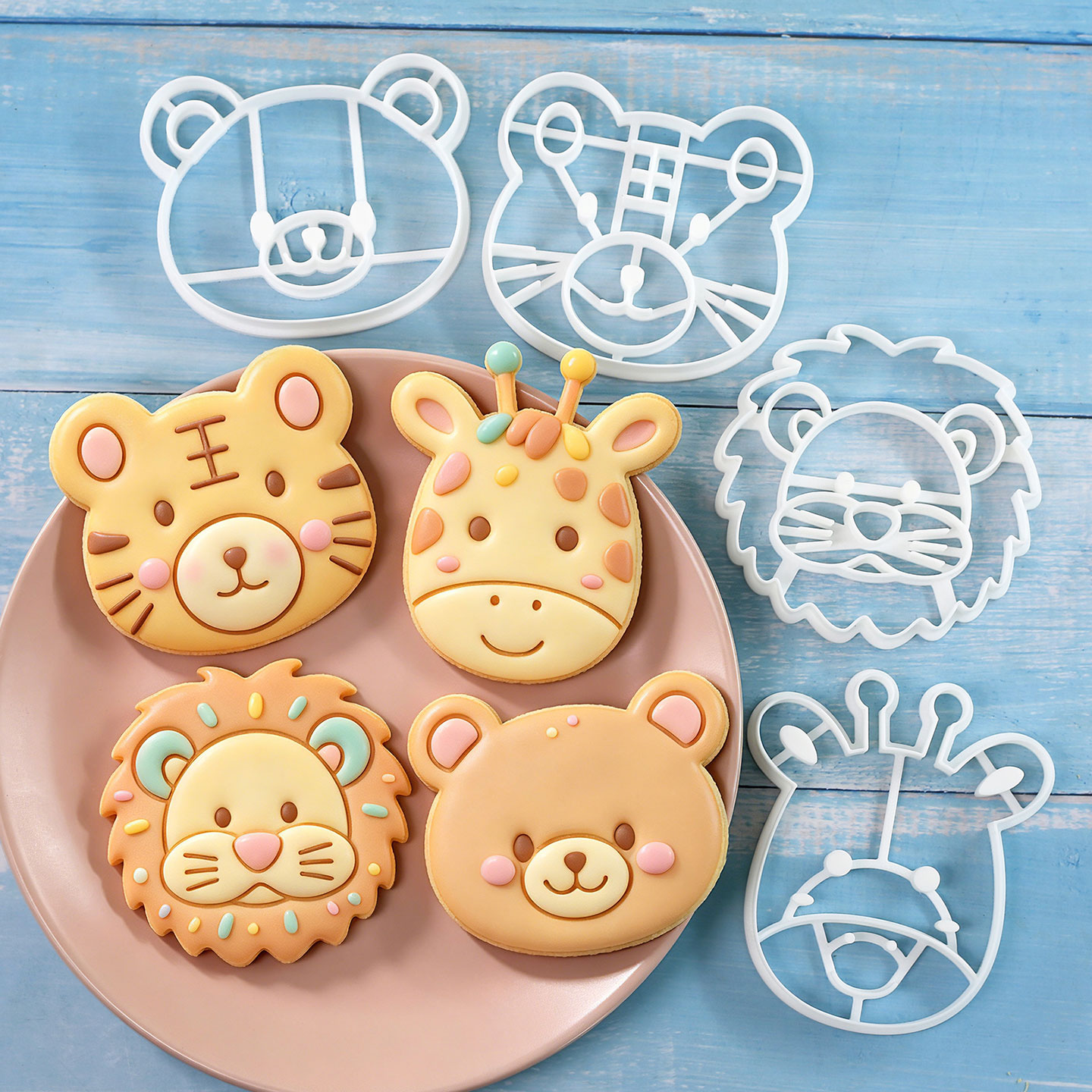 Conjunto de 4 Cortadores de Bi - Kitchen Baking Cookies avaliação e preço