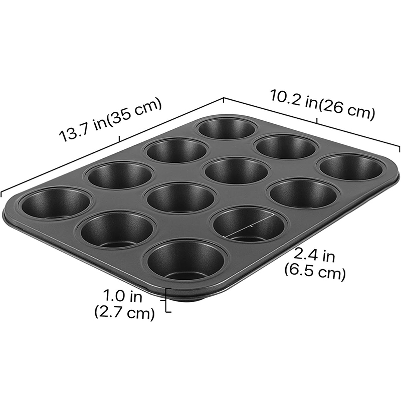 Lmetjma bandeja de muffin assa - Muffin Tin Nonstick avaliação e preço