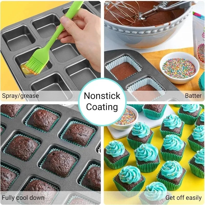 Forma de Assar com 12 Cavidade - Muffin Tin Nonstick avaliação e preço