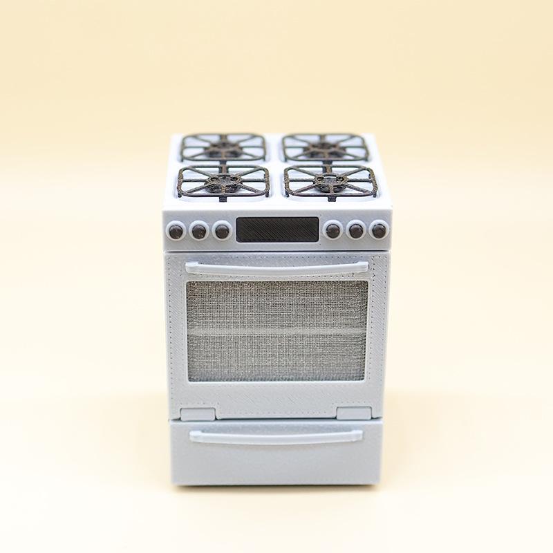 Fogão a Gás Miniatura 1/12 com - Kitchen Baking Table avaliação e preço