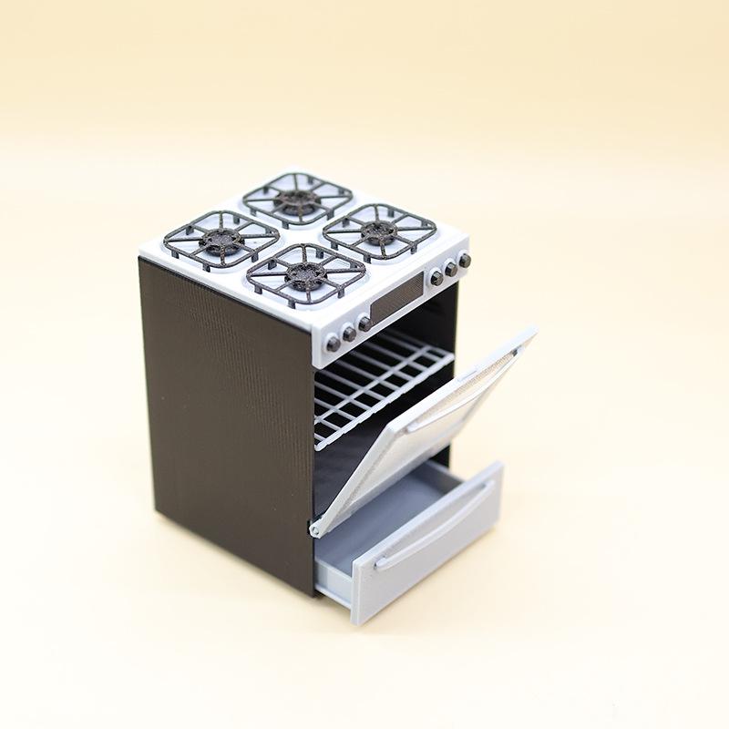 Fogão a Gás Miniatura 1/12 com - Kitchen Baking Table avaliação e preço