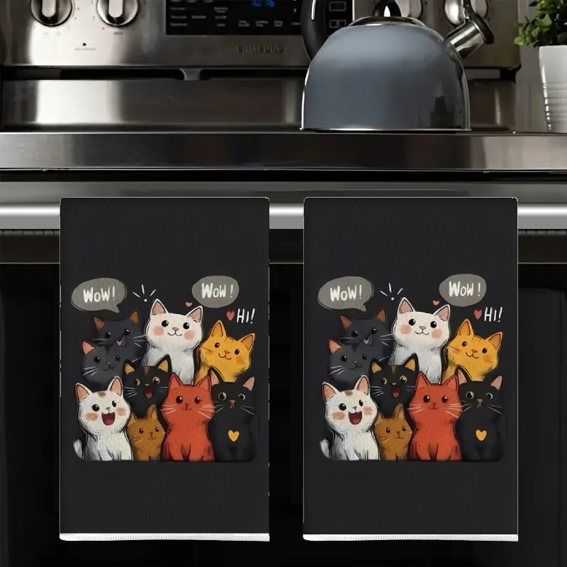 Conjunto de 2 Toalhas de Cozin - Kitchen Baking Background avaliação e preço