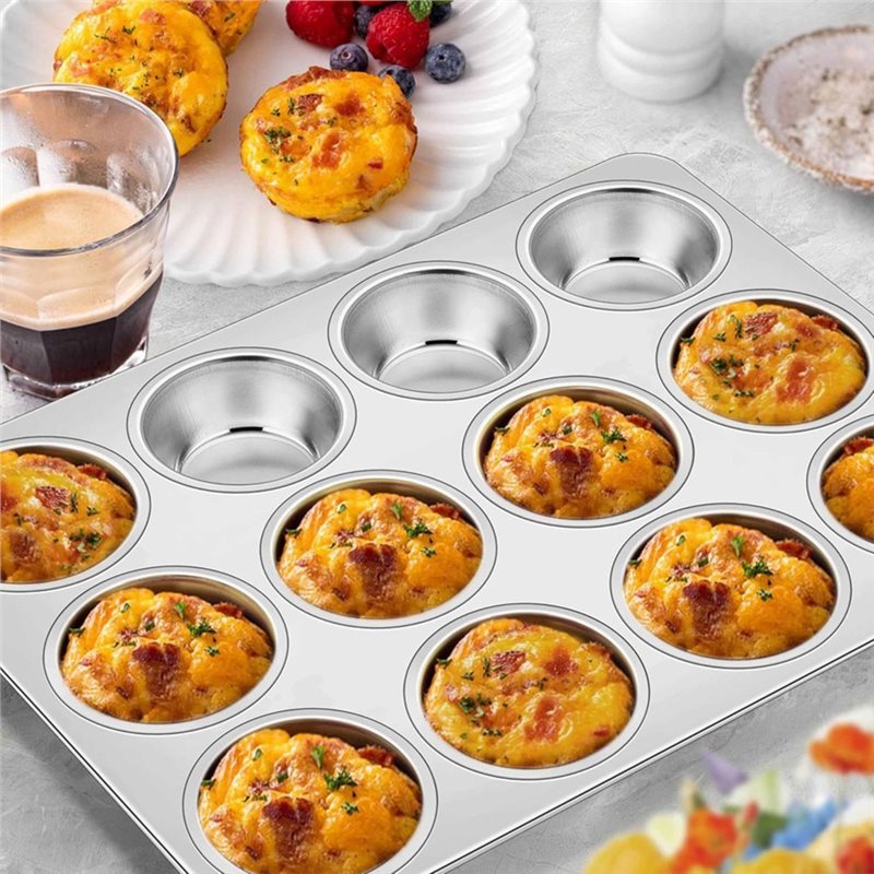 Forma para Muffins ABAE, Assad - Muffin Tin Nonstick avaliação e preço